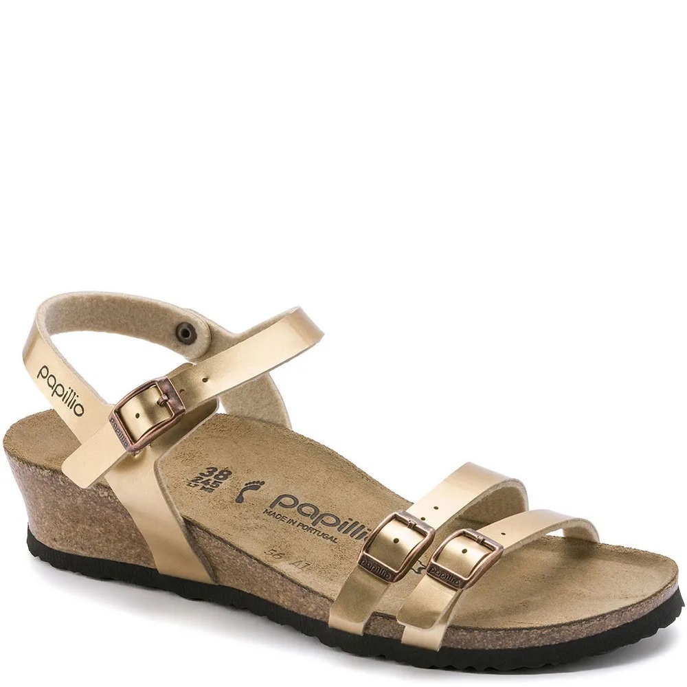 Birkenstock/Papillio Lana in Metallic Gold